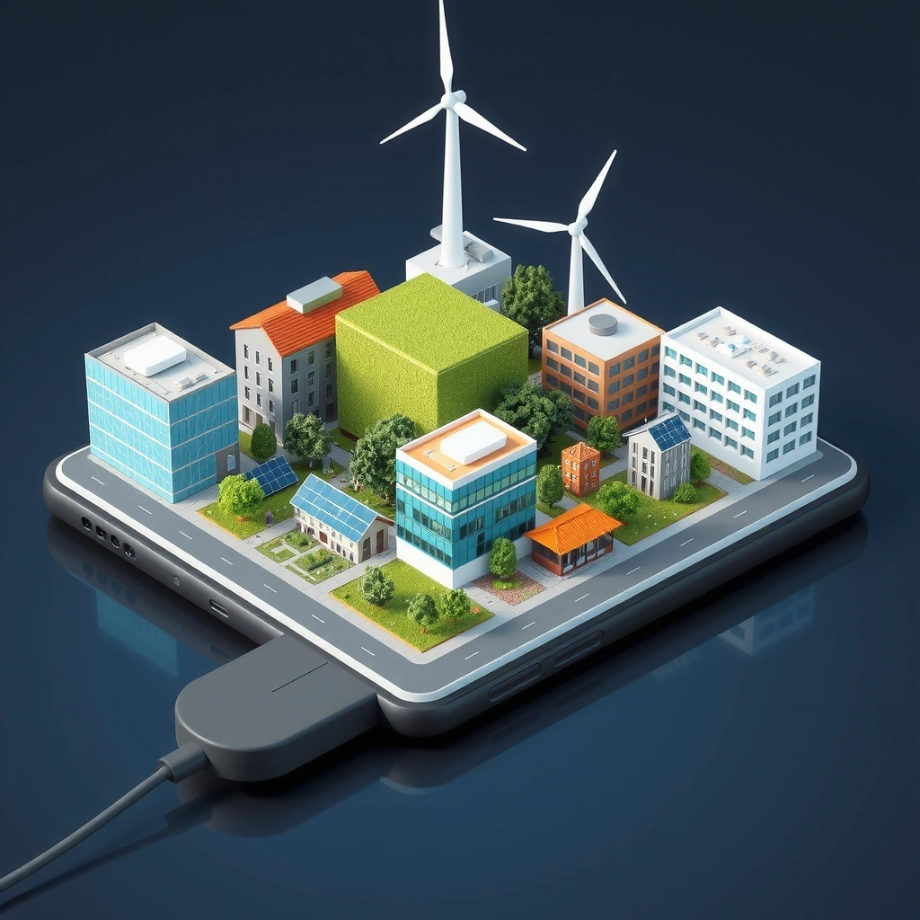 Screenshot del juego de construcción Eco City