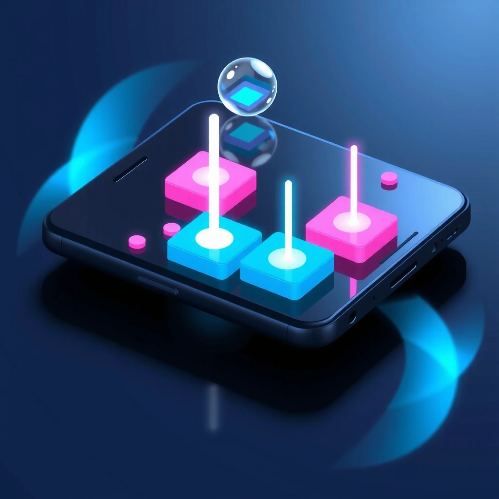 Screenshot del juego de rompecabezas Quantum Tiles